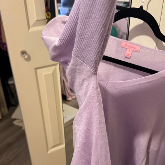Lilly Pulitzer Lavender Long Sleeve Top - Picture 4 of 5